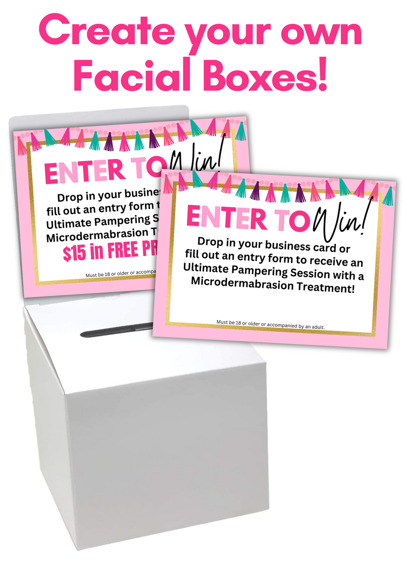 Set of 15 Facial Box Toppers