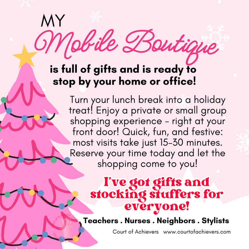 Pink Mobile Boutique Chat Card