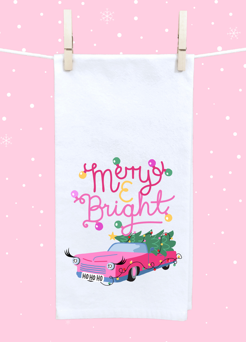 Merry & Bright Tea Towel