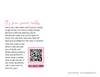 Pink Reminder Postcard