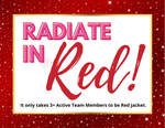 Clearance Radiate in Red!