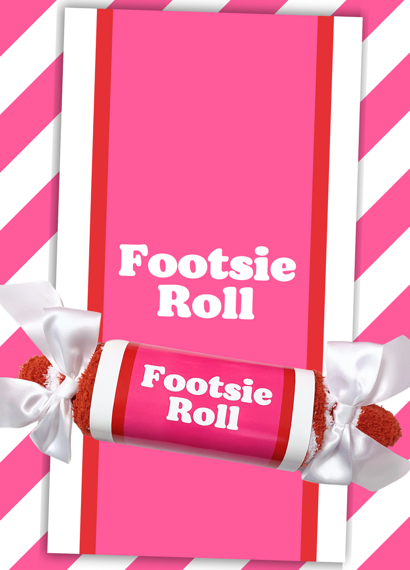Raspberry Footsie Roll Wraps