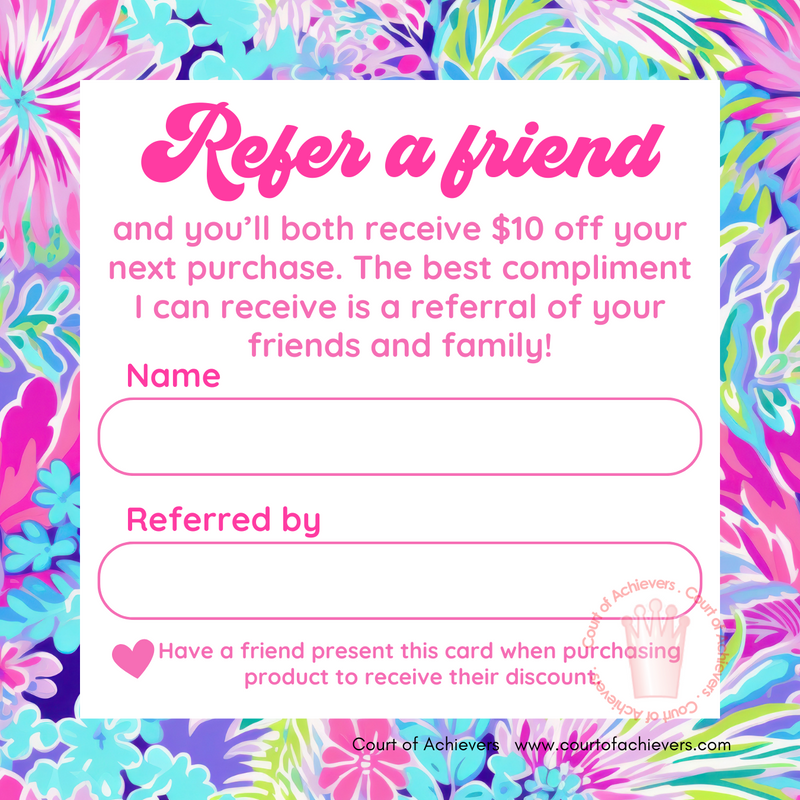$10 Referral Chat Card