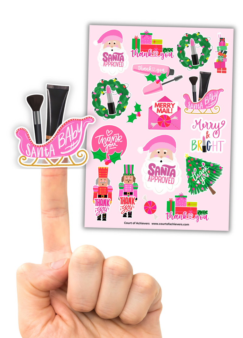 Santa Approved Sticker Sheets