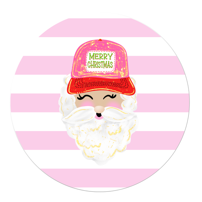 Jolly Santa Sticker