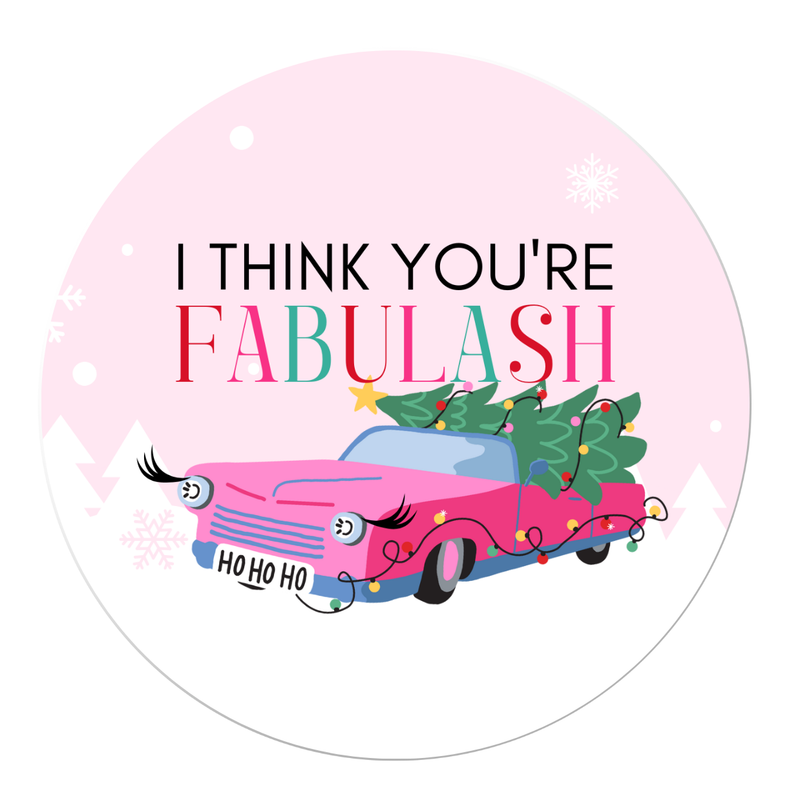 Holiday Fabulash Sticker