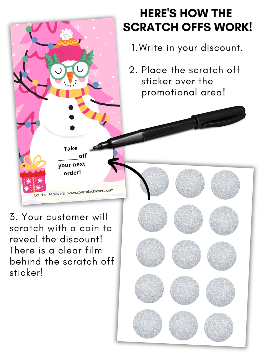 Snow Much Scratch Off Cards