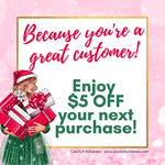 Clearance Sparkle with Glee Chat Card