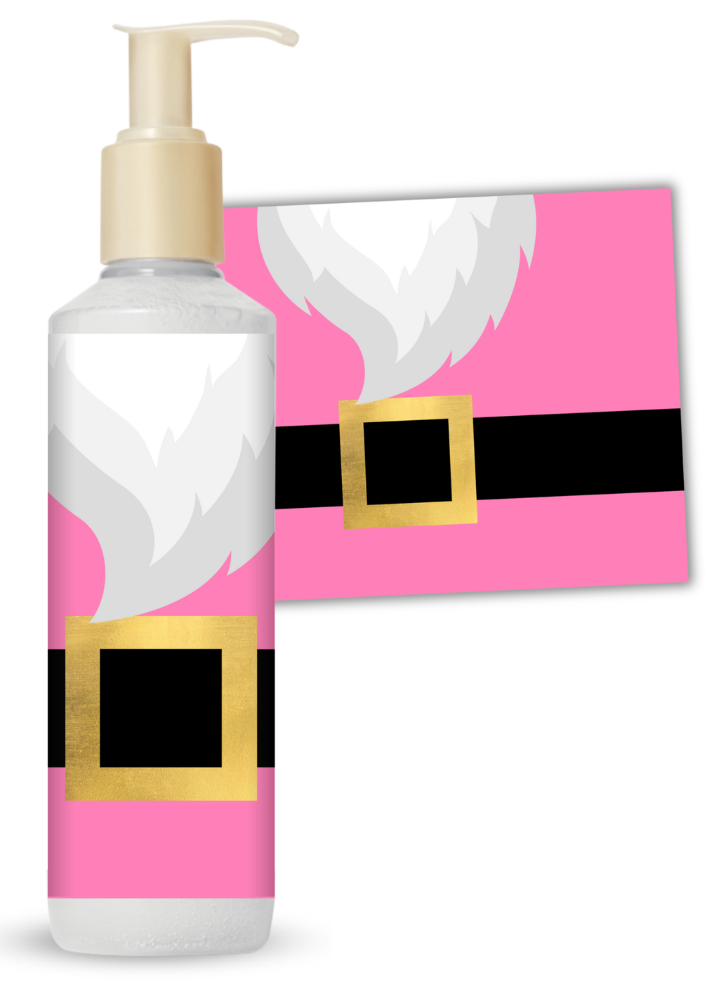 Pink Santa Hand Soap or Masking Mini Wraps
