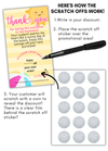 Hey Sunshine Scratch Off Cards