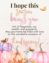 Thanksgiving Blessings Postcard