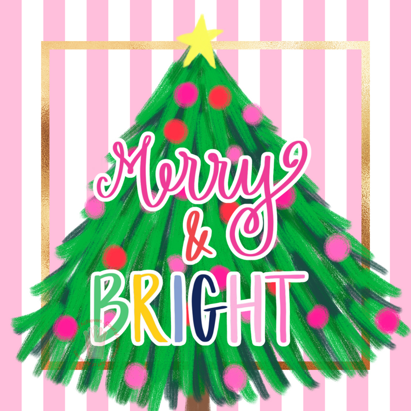 Merry & Bright Chat Card