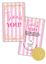 Thank you Scratch-Off Cards