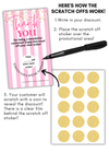 Thank you Scratch-Off Cards