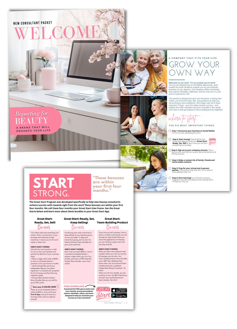 Welcome Packet Bundle of 5