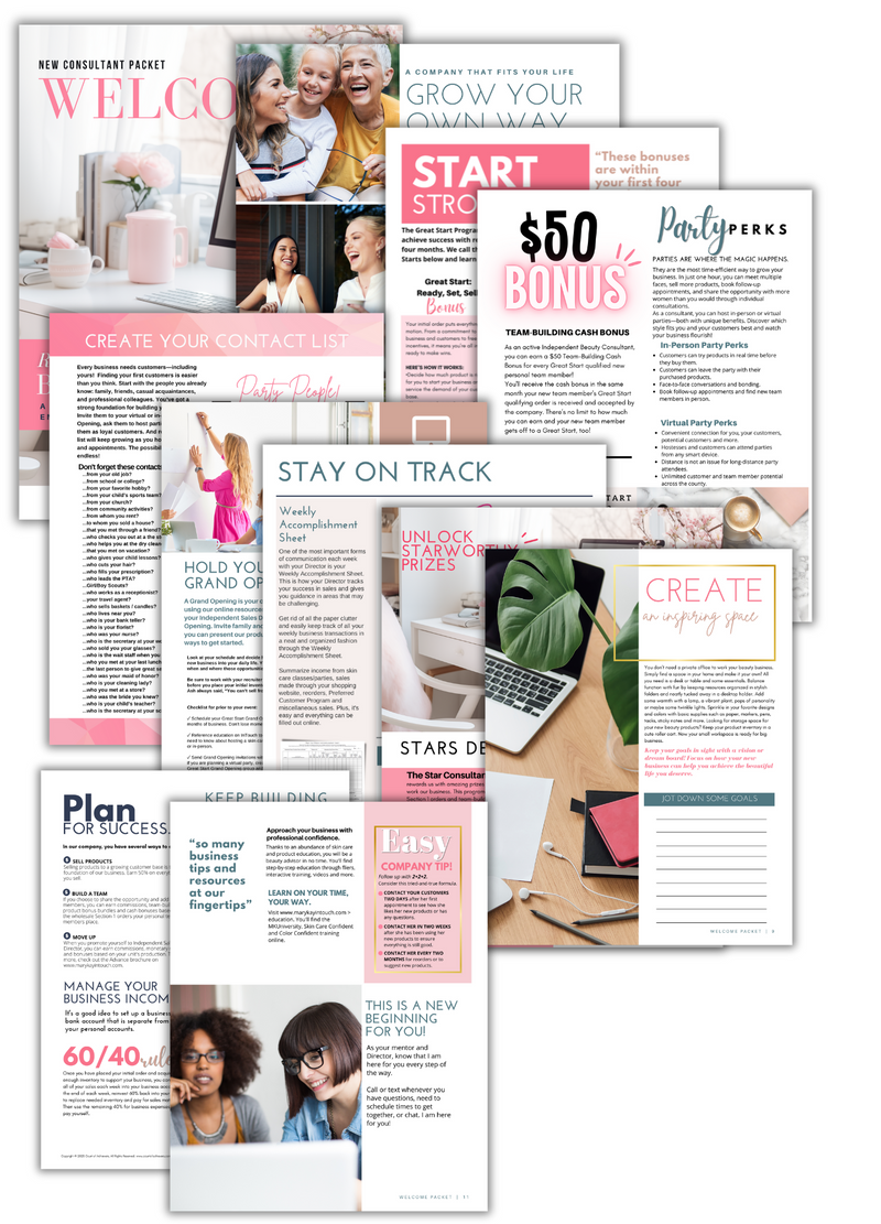 Welcome Packet Bundle of 5