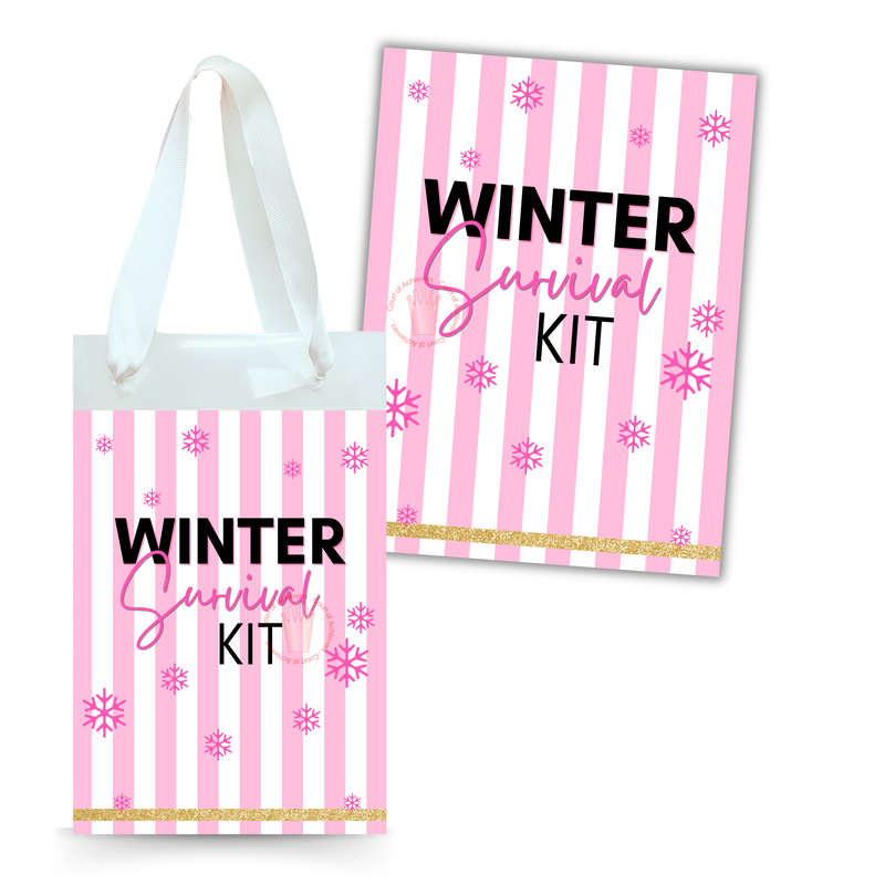 Winter Survival Kit Pampering Hand Set Inserts