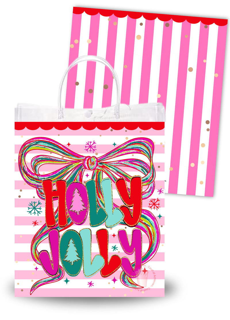 Holly Jolly Clear Bag Insert