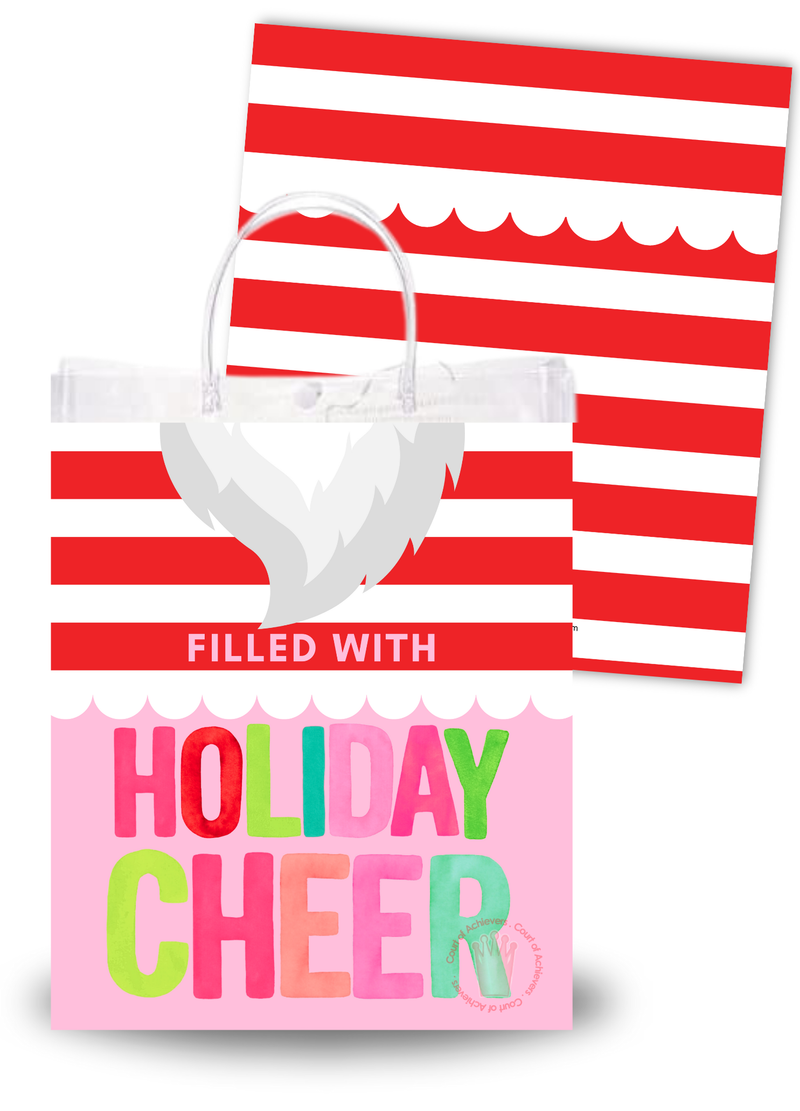 Holiday Cheer Clear Bag Insert
