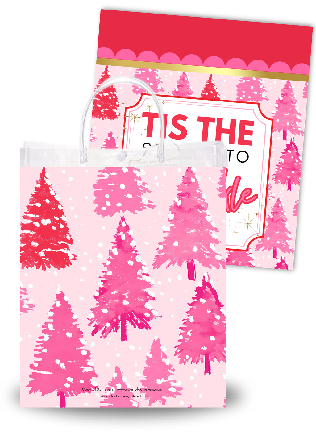 Tis the Season Clear Bag Insert