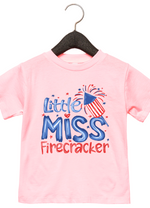 Little Miss Firecracker Kids Tee