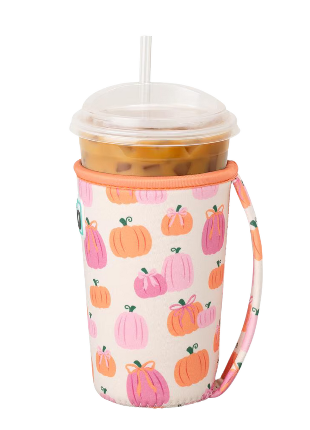 Swig® Pumpkins & Bows Iced Cup Coolie (Medium)