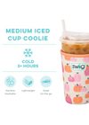 Swig® Pumpkins & Bows Iced Cup Coolie (Medium)