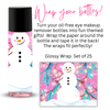 Snowman Bottle Wrap
