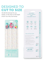 Pool Straw Topper Set