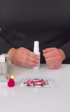 Skiing Penguin Sanitizer Wrap