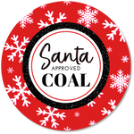 NEW Santa's Coal Sticker