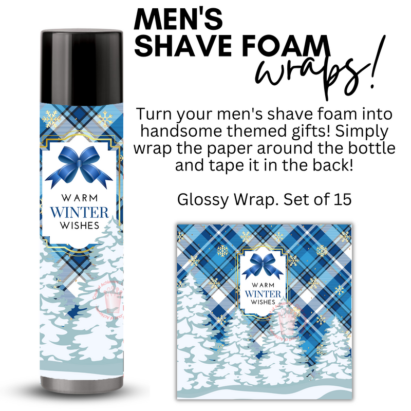Winter Wishes Shave Foam Wrap