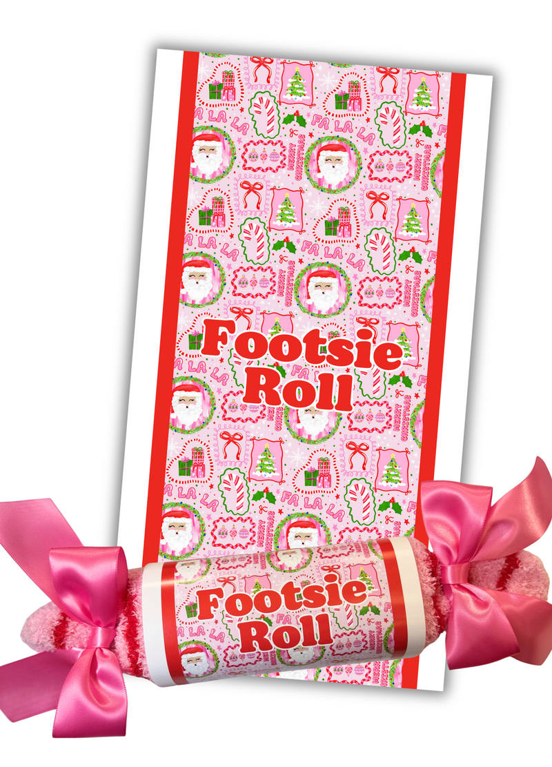 Whimsical Holiday Footsie Roll