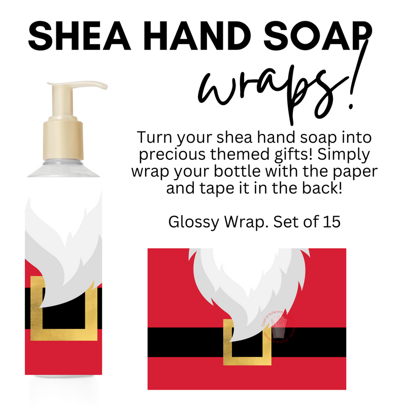 Shea Hand Soap Santa Wrap