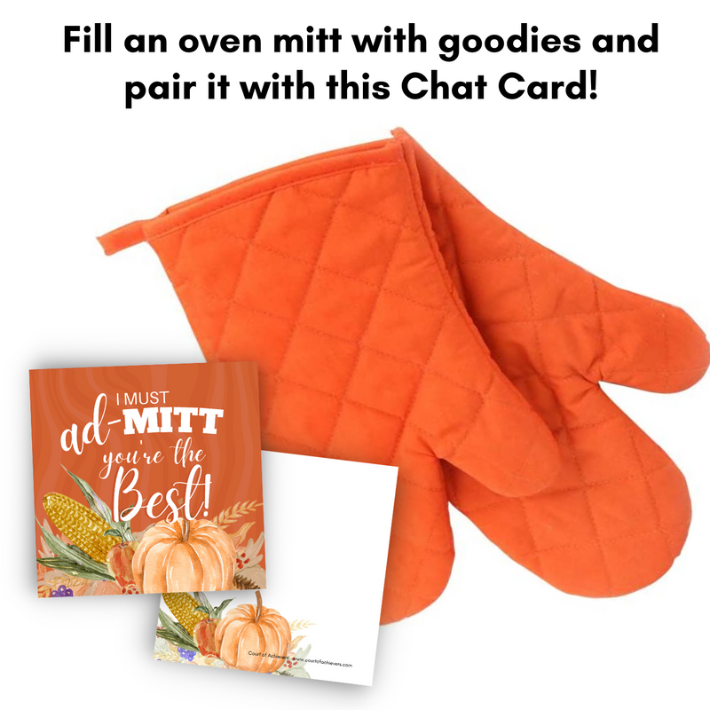 I Must Ad-Mitt You're the Best! Chat Card