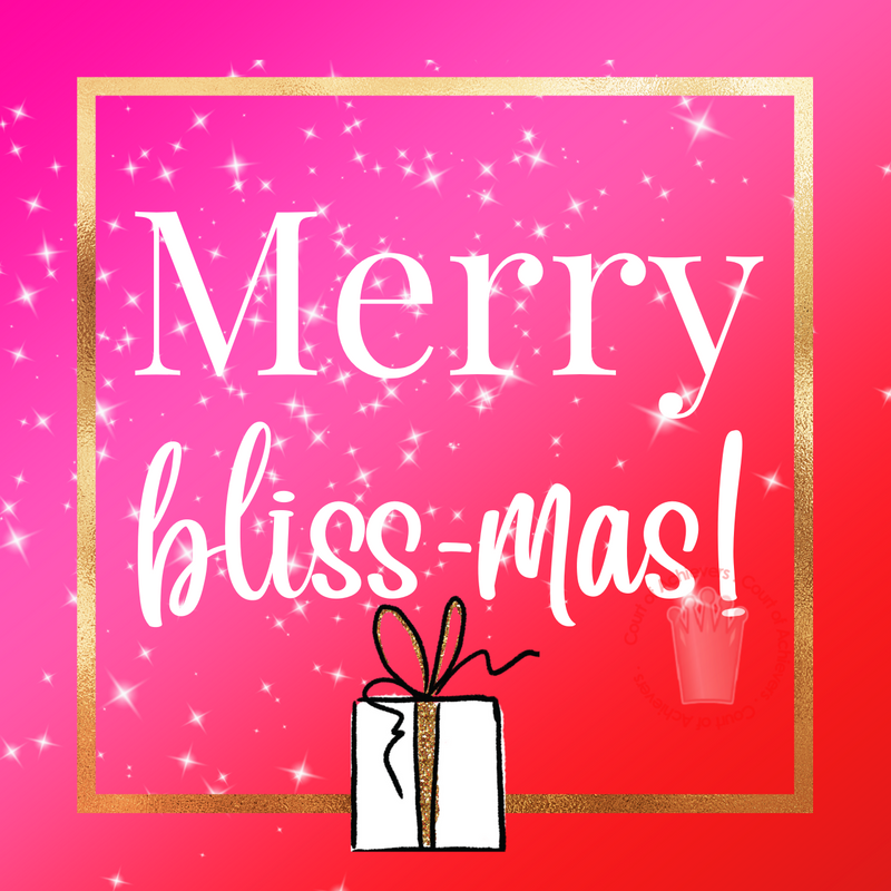 Merry Bliss-mas Chat Card