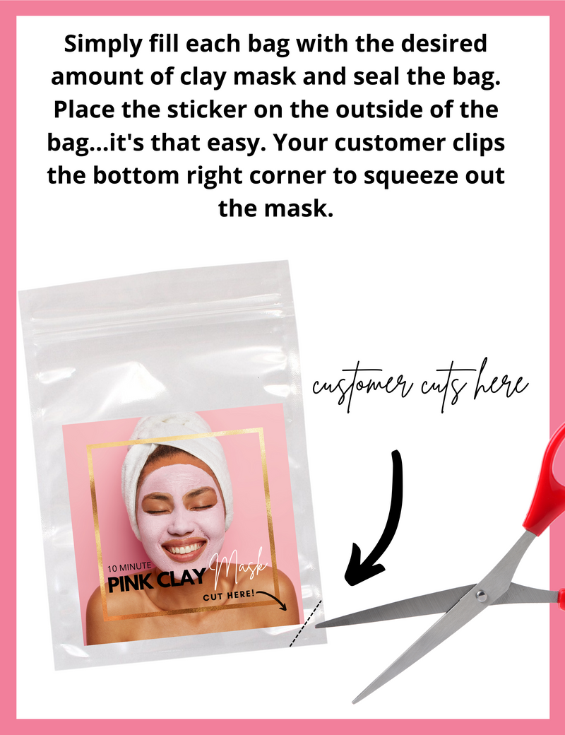 Pink Clay Mask Sample Set