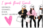 Clearance Fluent French Mega Card