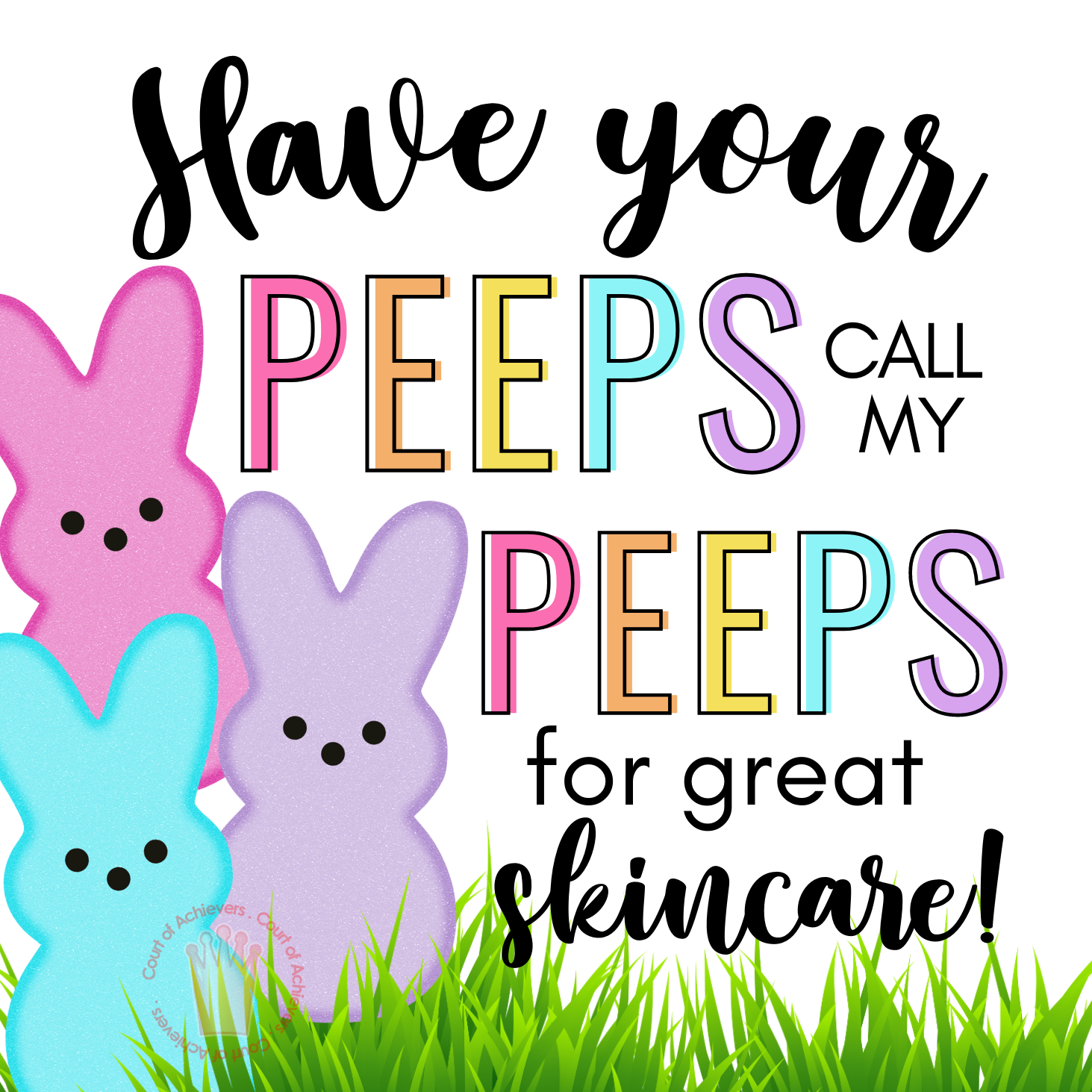 Peep Chat Card – Court of Achievers Peep Chat Card – Court of Achievers