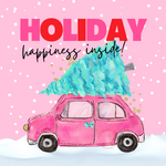 Holiday Happiness Inside Chat Card