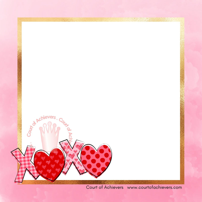 Hugs & Kisses Chat Card