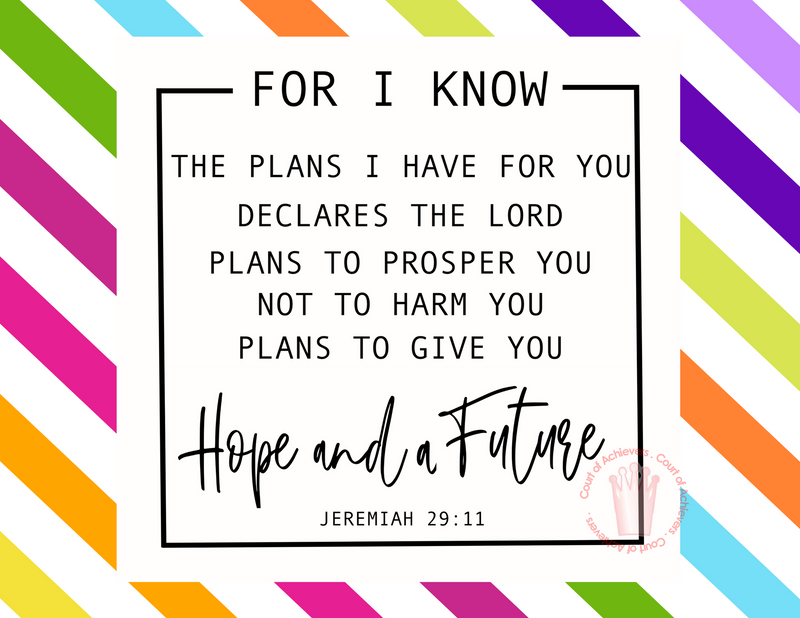 Jeremiah 29:11 Postcard