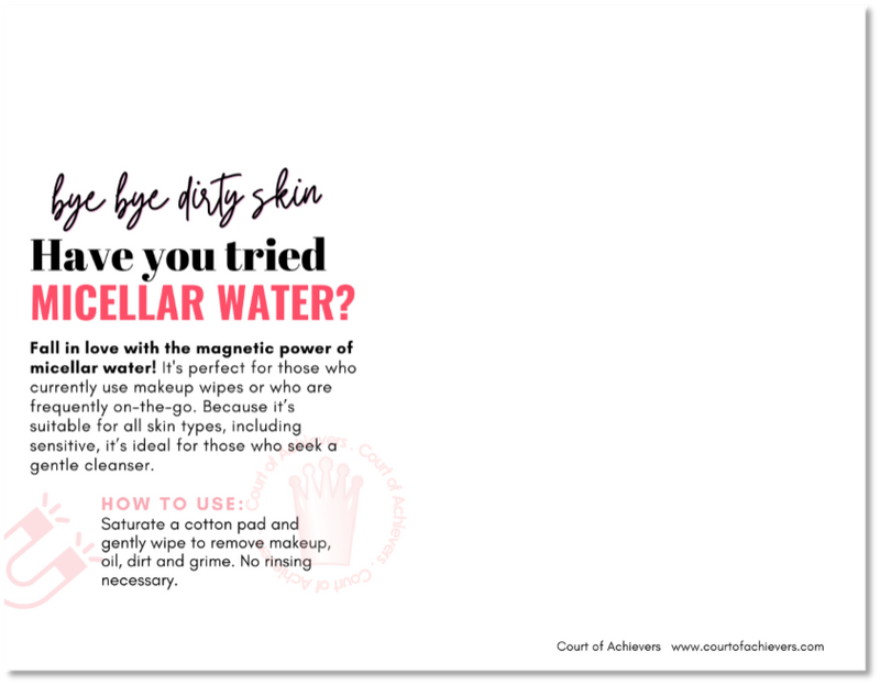 Micellar Water Postcard