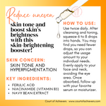 Skin Brightener Booster Chat Card