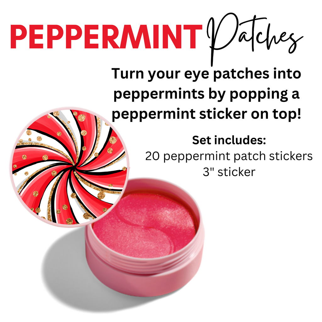 Hydrogel Peppermint Patch Stickers