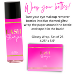 Lash Shampoo Bottle Wrap (Pink)