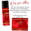 Lash Shampoo Bottle Wrap (Red)