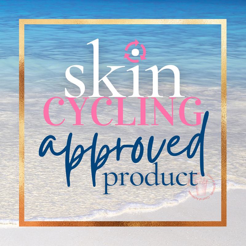 Skin Cycling Approved Products Chat Card