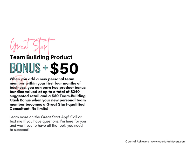 Start Building! – Court of Achievers