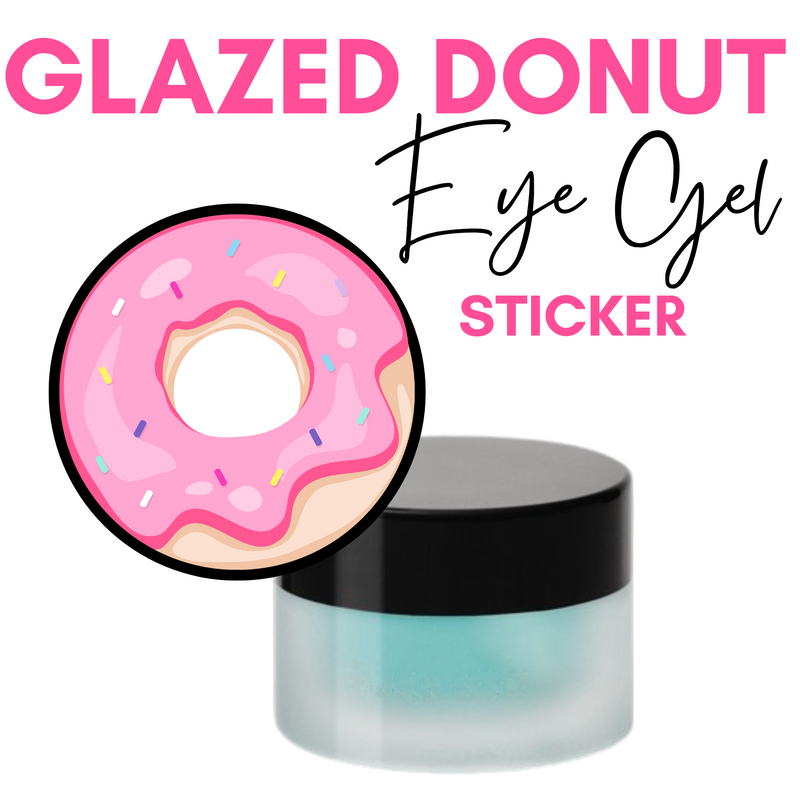 Soothing Eye Gel Donut Stickers